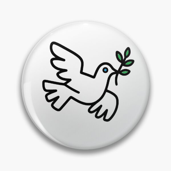 Item preview, dove peace pop art abstract 1234 678 designed and sold by LowEndGraphics.