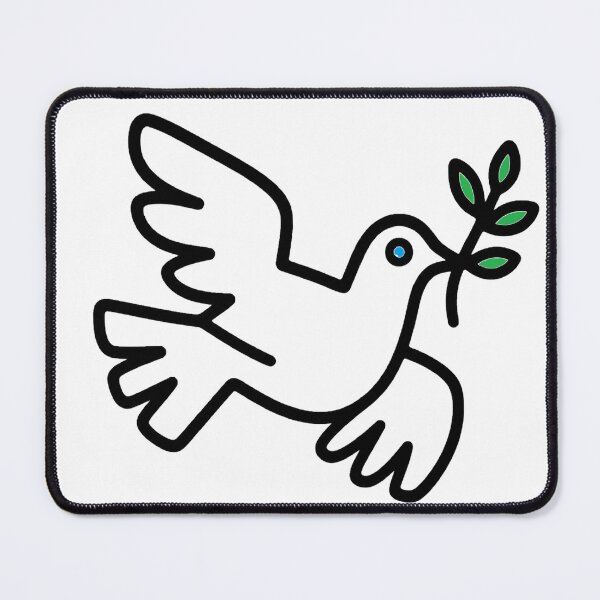 Item preview, dove peace pop art abstract 1234 678 designed and sold by LowEndGraphics.