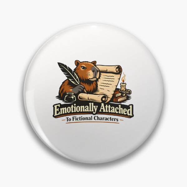 Item preview, Funny Reader Capybara Emotionally Attached to Fictional Characters designed and sold by yanejoy.