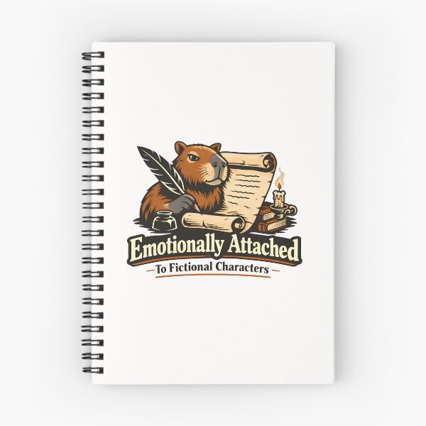 Item preview, Funny Reader Capybara Emotionally Attached to Fictional Characters designed and sold by yanejoy.