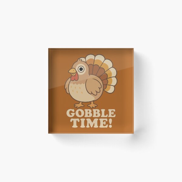 Item preview, Gobble Time Cute Thanksgiving Turkey designed and sold by Victor Shadehorn.