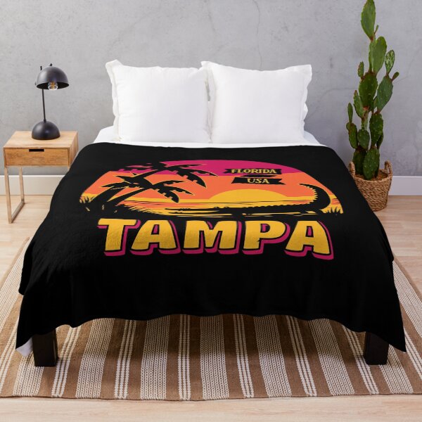 Item preview, Tampa Florida Alligator Sunset Retro Travel designed and sold by AntiqueImages.