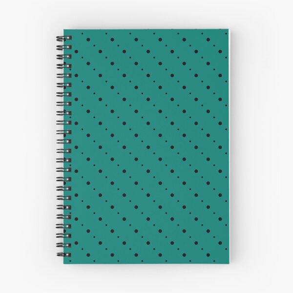 Item preview, Pine green & black diagonal polka dot designed and sold by Mint + Midnight.