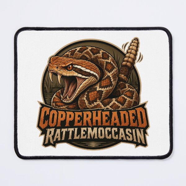 Item preview, Copperheaded Rattle Moccasin designed and sold by gotucoveredart.