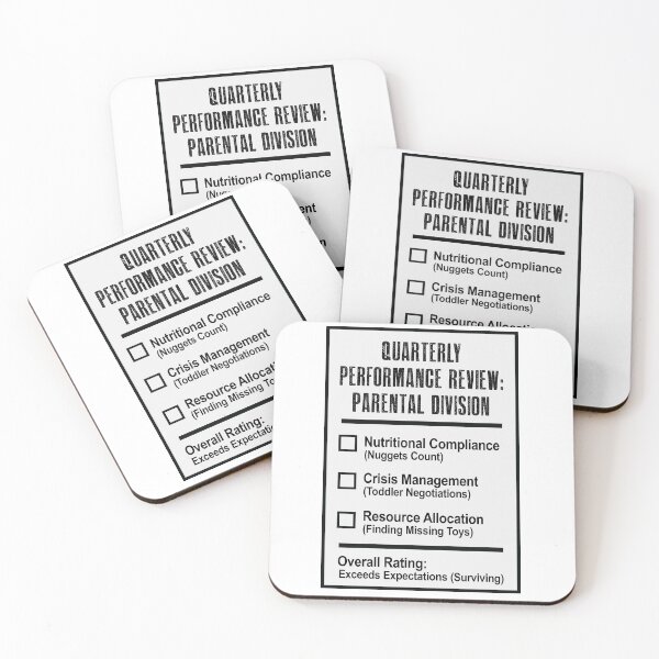 Item preview, Funny Parental Performance Review Sticker Corporate Sarcasm Parenting Decal designed and sold by MadCatDesign77.