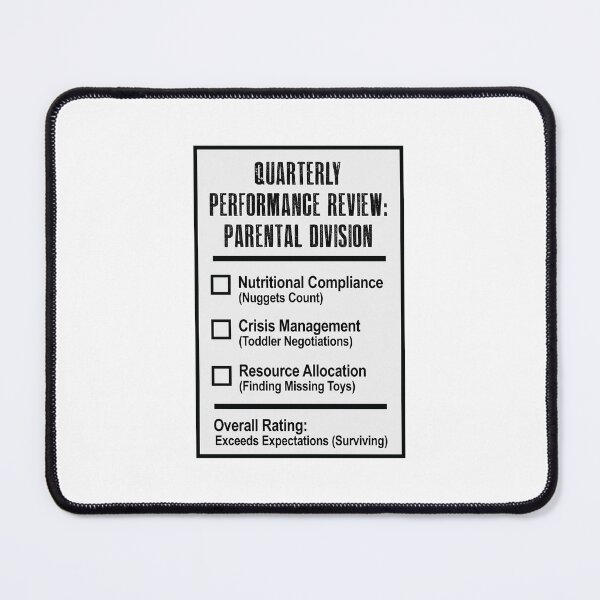 Item preview, Funny Parental Performance Review Sticker Corporate Sarcasm Parenting Decal designed and sold by MadCatDesign77.