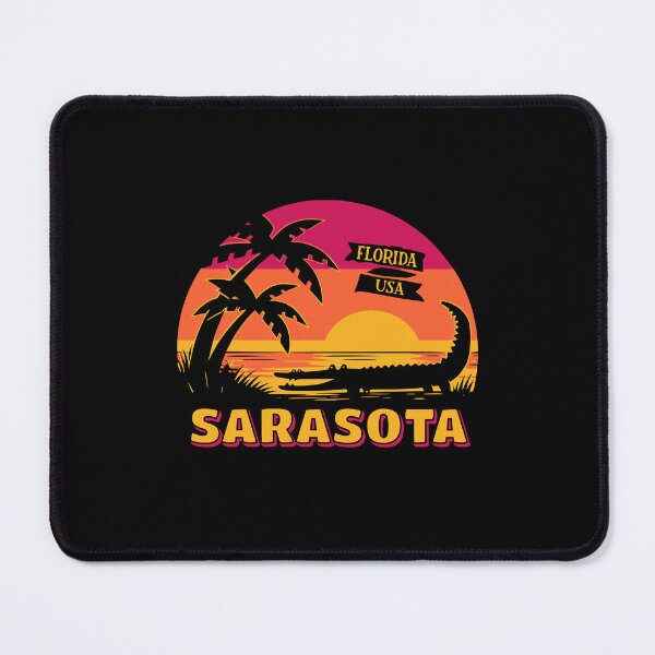 Item preview, Sarasota Florida Alligator Retro Sunset Vacation designed and sold by AntiqueImages.