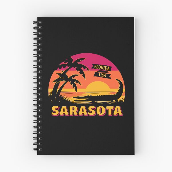 Item preview, Sarasota Florida Alligator Retro Sunset Vacation designed and sold by AntiqueImages.