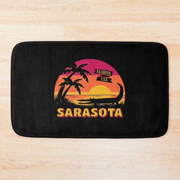 Item preview, Sarasota Florida Alligator Retro Sunset Vacation designed and sold by AntiqueImages.