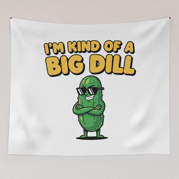Item preview,  funny inappropriate pickles I'm Kind of a Big Dill designed and sold by Uglyandcute.