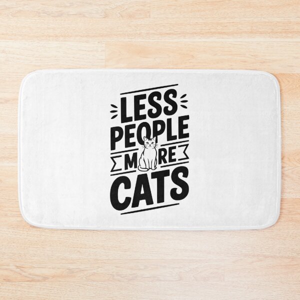 Item preview, Less People More Cats designed and sold by Frank Ring.