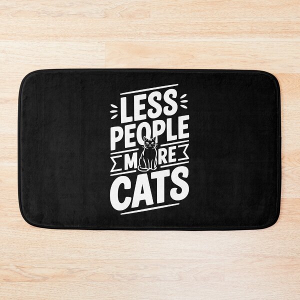 Item preview, Less People More Cats designed and sold by Frank Ring.