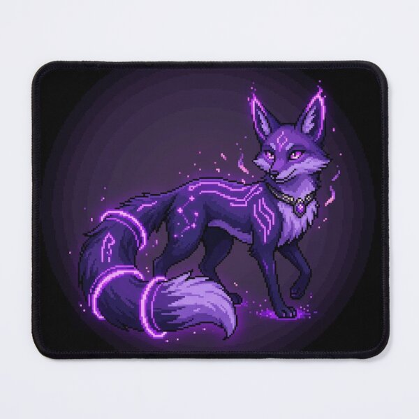 Item preview, Nightlumen – Neon Purple Fox Familiar designed and sold by PixelArcana.
