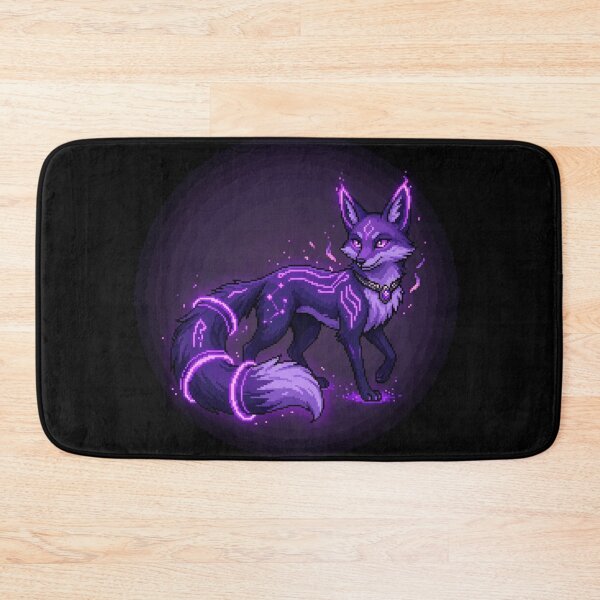 Item preview, Nightlumen – Neon Purple Fox Familiar designed and sold by PixelArcana.