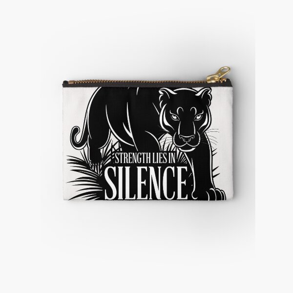 Item preview, Strength Lies in Silence : Minimalist Panther Streetwear designed and sold by ZORRO SL .