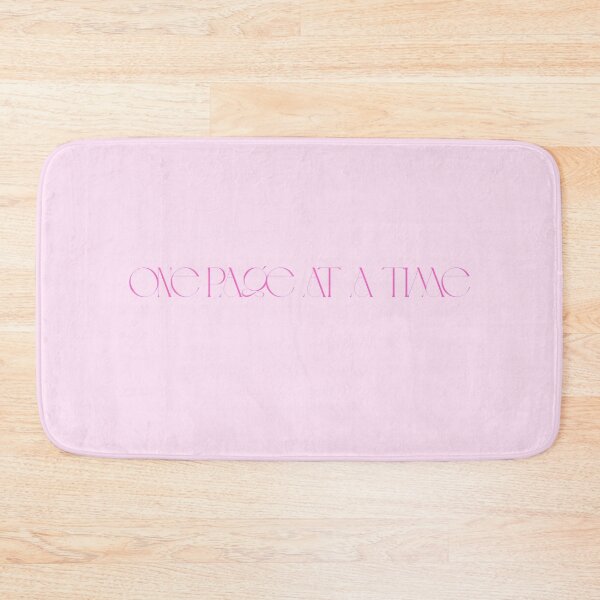 Item preview, One Page at a Time | Pink Typography Motivational Design designed and sold by KleanGirlAesthetics.