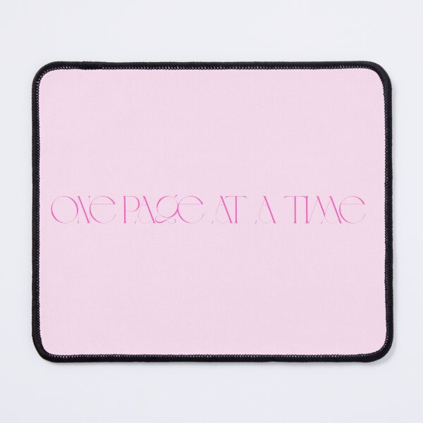 Item preview, One Page at a Time | Pink Typography Motivational Design designed and sold by KleanGirlAesthetics.