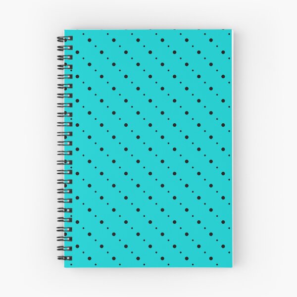 Item preview, Dark turquoise & black diagonal polka dot designed and sold by Mint + Midnight.