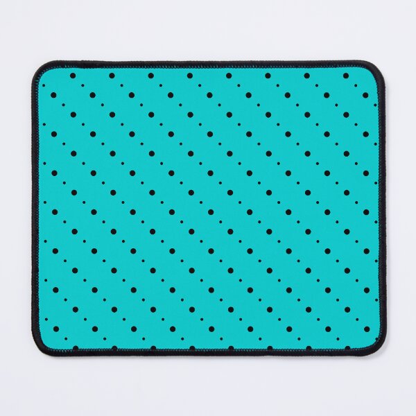 Item preview, Dark turquoise & black diagonal polka dot designed and sold by Mint + Midnight.