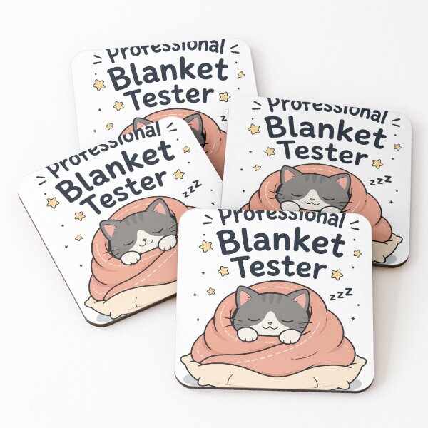 Item preview, Professional Blanket Tester Funny Cat Shirt designed and sold by Nawi32.