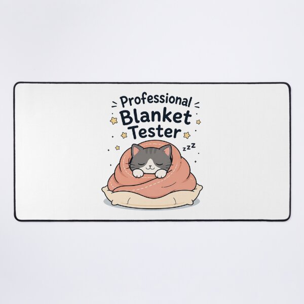 Item preview, Professional Blanket Tester Funny Cat Shirt designed and sold by Nawi32.
