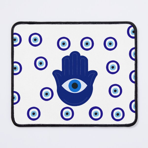 Item preview, Blue evil eye seamless pattern designed and sold by Krishnacre8.