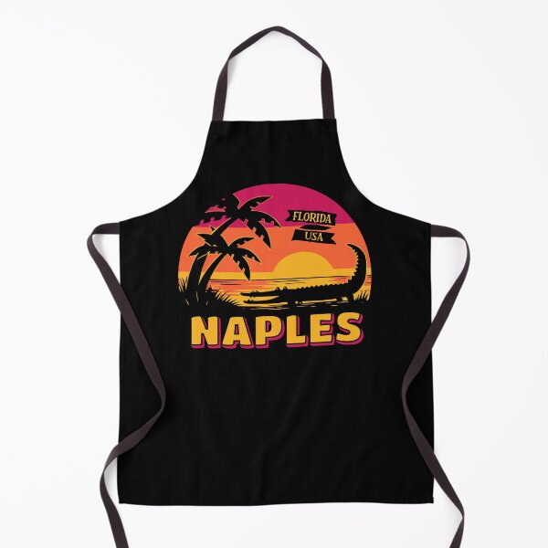 Item preview, Naples Florida Alligator Sunset Retro Travel designed and sold by AntiqueImages.