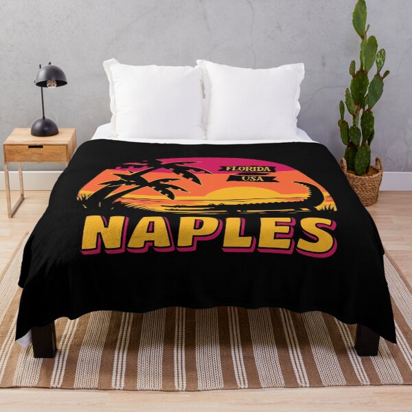 Item preview, Naples Florida Alligator Sunset Retro Travel designed and sold by AntiqueImages.