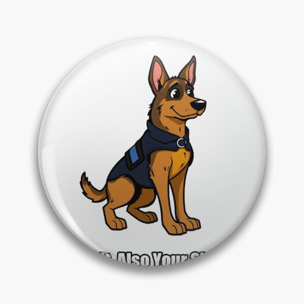 Item preview, German Shepherd - K9 Unit Also Your Shadow - Funny GSD Gift designed and sold by pawdrops.