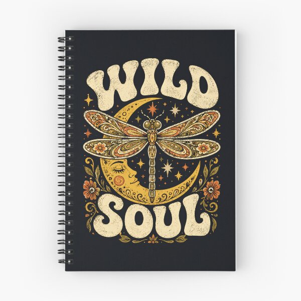 Item preview, Wild Soul Dragonfly Moon Hippie Boho designed and sold by Victor Shadehorn.