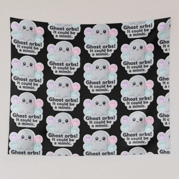 Item preview, Cute Ghost Orbs It Could Be A Mimic Funny Phasmophobia Ghost Design designed and sold by XXVSHIRT.