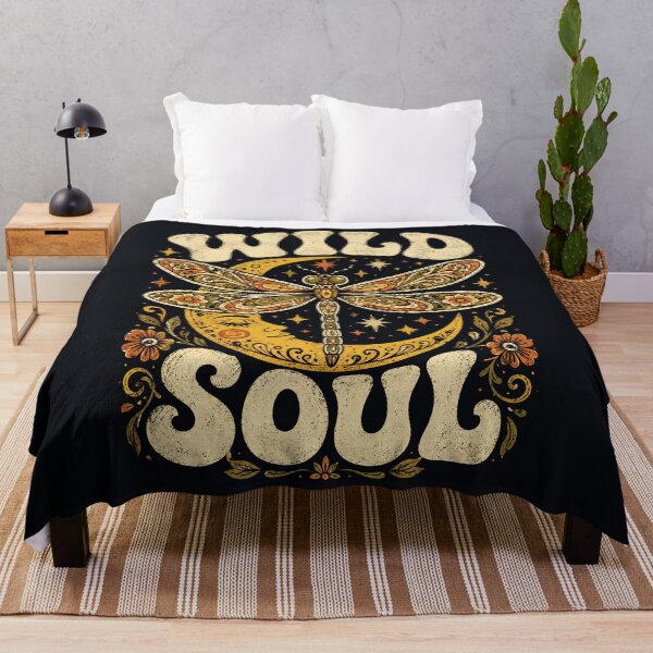 Item preview, Wild Soul Dragonfly Moon Hippie Boho designed and sold by Victor Shadehorn.