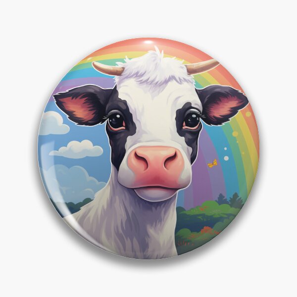 Item preview, Funny Cow Colorful Rainbow Cute Boys Girls Kids designed and sold by rafaeltto.