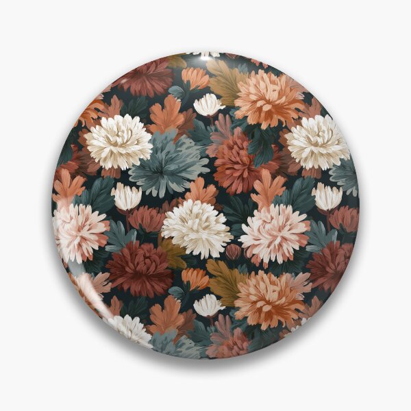 Item preview, Wild Chrysanthemum Floral  - Flower Bouquet Pattern - Valentine Gifts For Him designed and sold by RoyalStarsPatts.