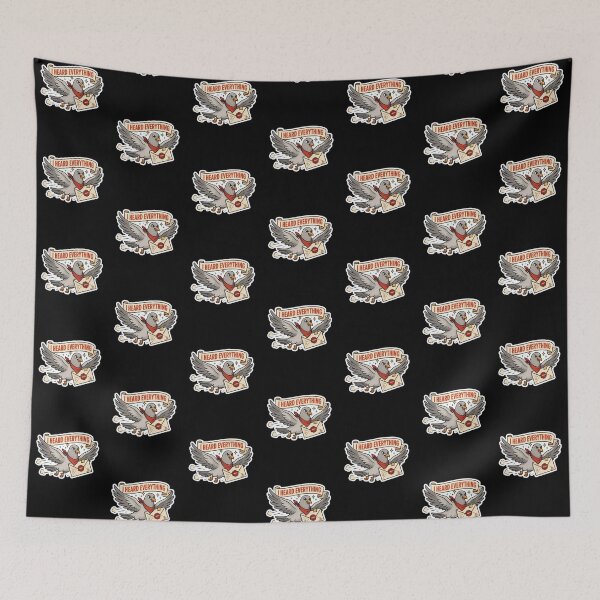 Item preview, I Heard Everything Messenger Pigeon Funny Workplace Gossip  designed and sold by Fitswear.