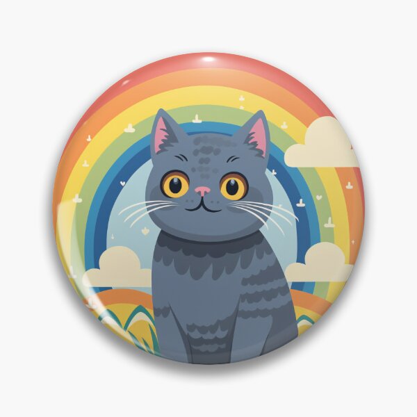 Item preview, Funny Chartreux Cat Colorful Rainbow Cute Mom Dad Kids designed and sold by rafaeltto.