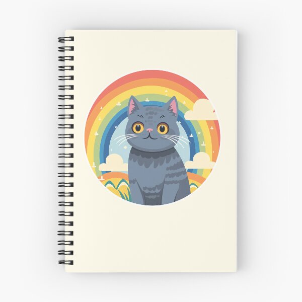 Item preview, Funny Chartreux Cat Colorful Rainbow Cute Mom Dad Kids designed and sold by rafaeltto.