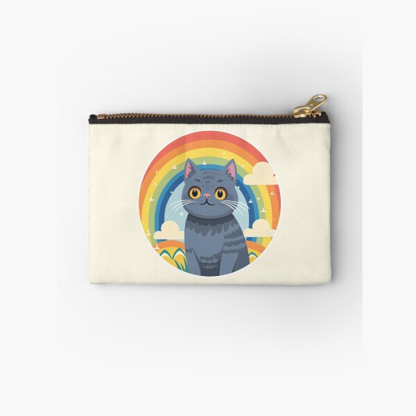 Item preview, Funny Chartreux Cat Colorful Rainbow Cute Mom Dad Kids designed and sold by rafaeltto.