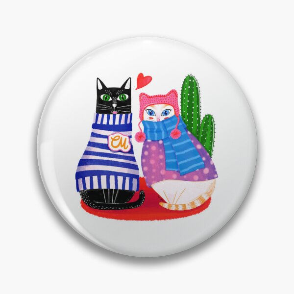 Item preview, My Furry Duo Cute Folklore Cats designed and sold by STUDIO376.