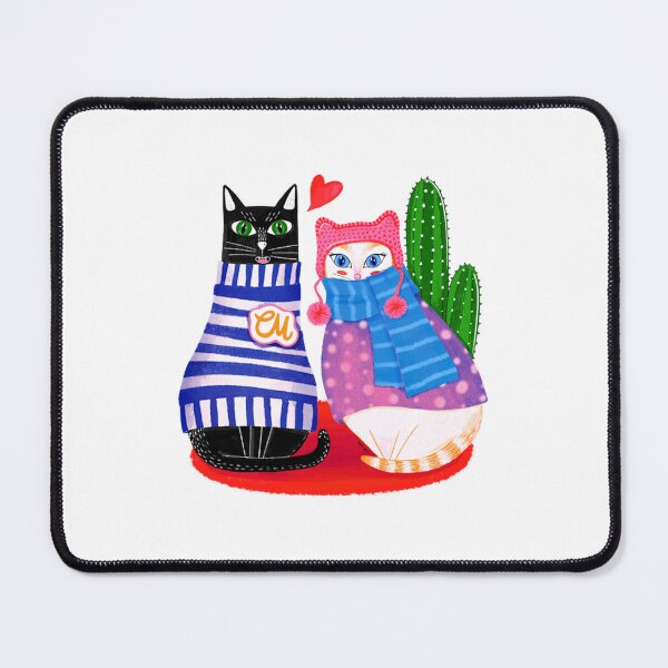 Item preview, My Furry Duo Cute Folklore Cats designed and sold by STUDIO376.