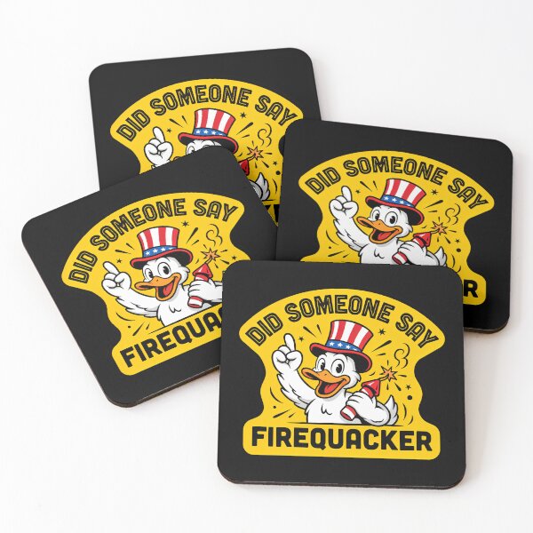 Item preview, Did Someone Say Firequacker Funny Patriotic Duck 4th of July Gift designed and sold by DejvArtist.