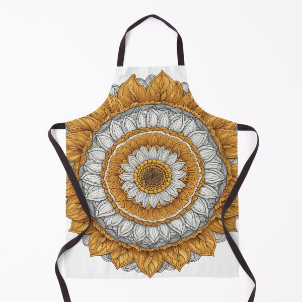 Item preview, Sunflower Folk Mandala Clipart Collection – Embroidery Style 1 designed and sold by PlayPlearnZone.