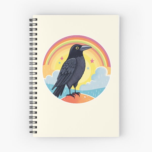 Item preview, Funny Crow Colorful Rainbow Cute Boys Girls Kids designed and sold by rafaeltto.