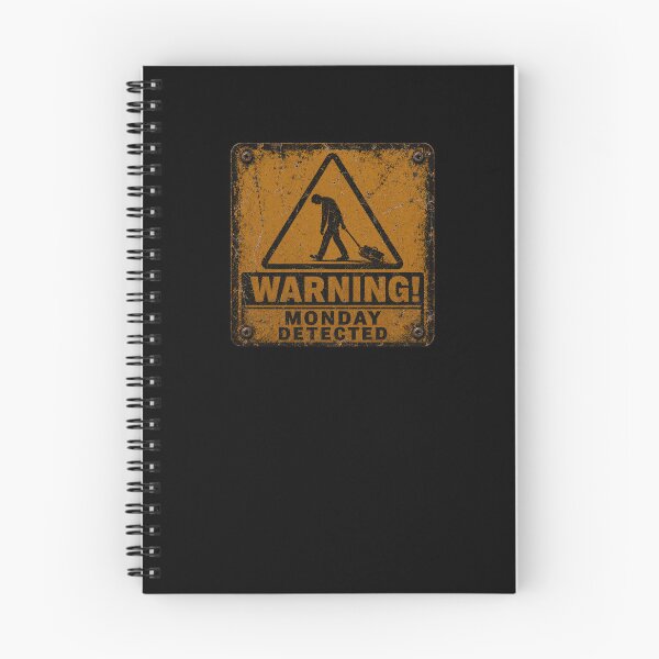 Item preview, SIGNS - Warning monday detected designed and sold by MetusArt.