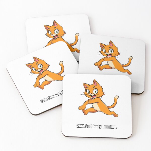 Item preview, Orange Cat - 2AM Suddenly Running - Funny Cat Zoomies Gift designed and sold by pawdrops.