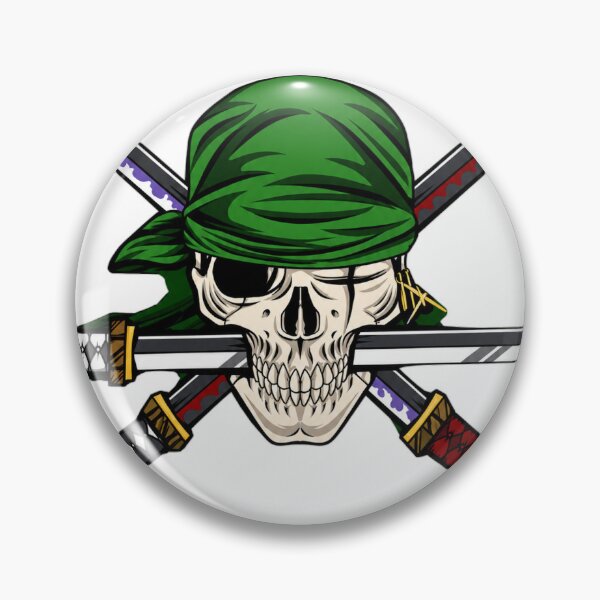 Item preview, Roronoa Zoro Skull One Piece designed and sold by Soft Glow.