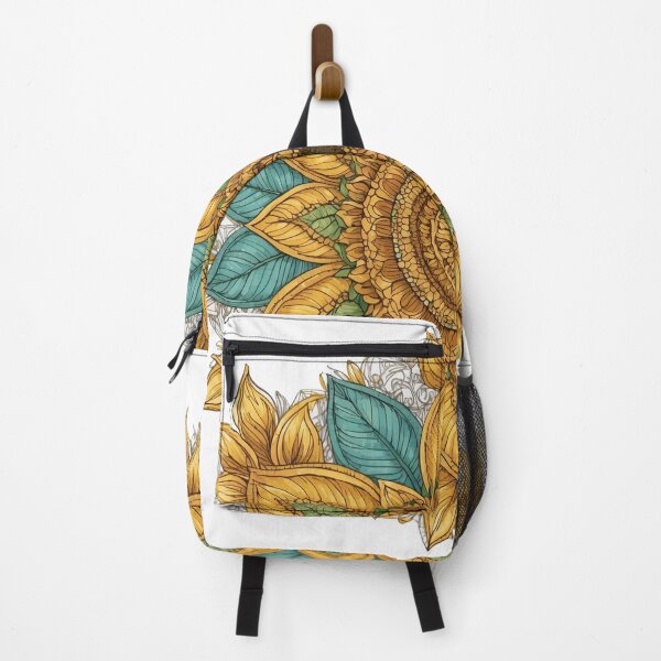 Item preview, Sunflower Folk Mandala Clipart Collection – Embroidery Style 4 designed and sold by PlayPlearnZone.