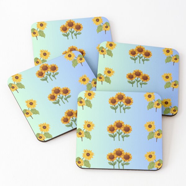 Item preview, Sunflower doodle botanical pattern  designed and sold by Krishnacre8.