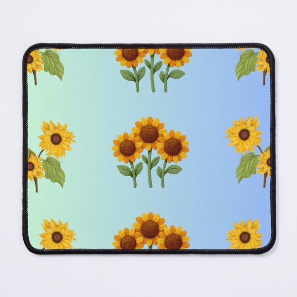 Item preview, Sunflower doodle botanical pattern designed and sold by Krishnacre8.