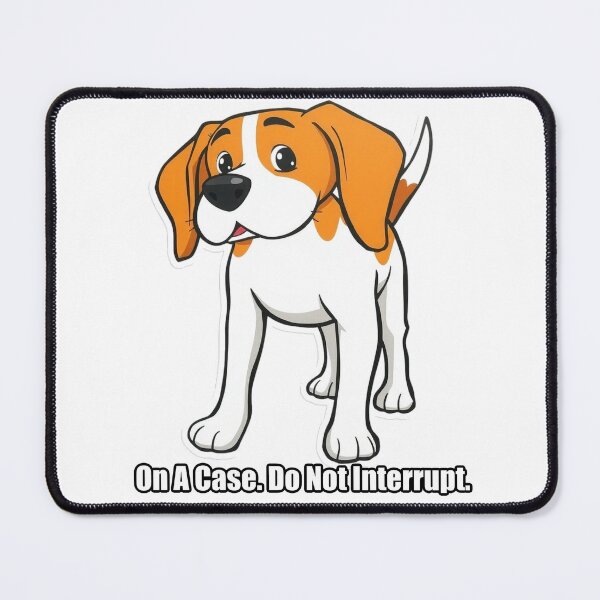 Item preview, Beagle - On A Case Do Not Interrupt - Funny Detective Beagle Gift designed and sold by pawdrops.